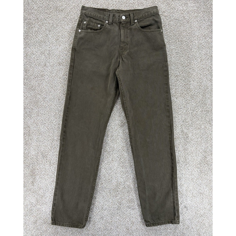 Vintage '02 Levi's 550 Jeans Men's 29x32‎ Green Cotton Denim Relaxed Fit USA Y2K
